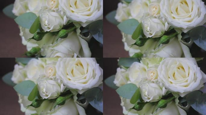 白玫瑰婚礼花束