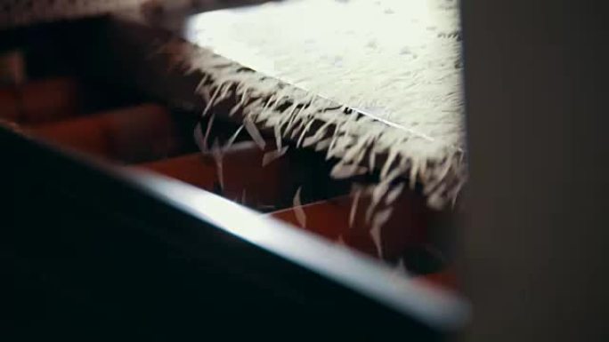 在生产线上制造通心粉