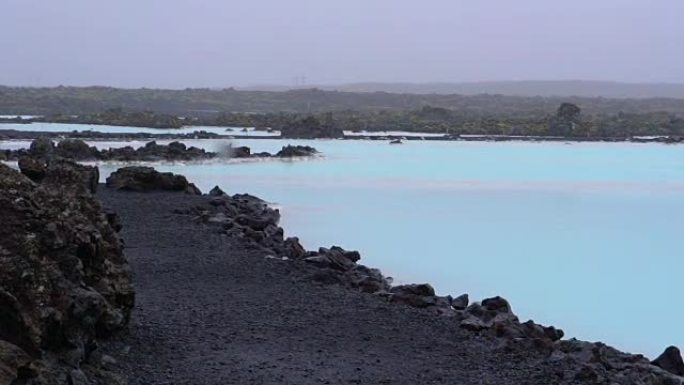 冰岛温泉蓝湖区景观
