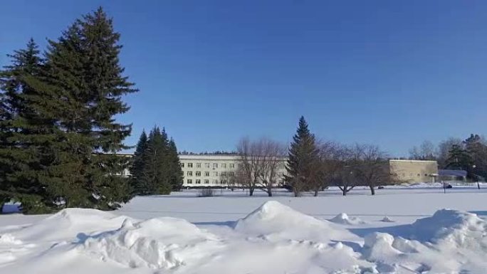 新西伯利亚中西伯利亚植物园的领土和建筑