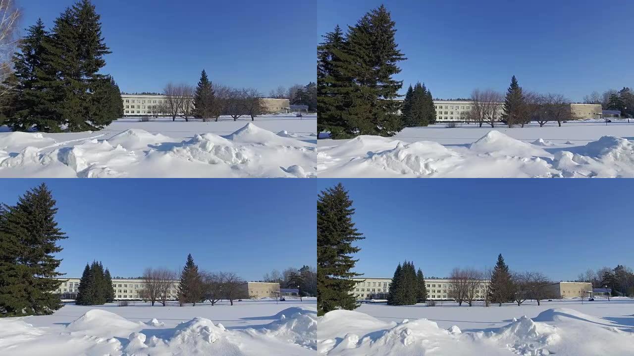 新西伯利亚中西伯利亚植物园的领土和建筑