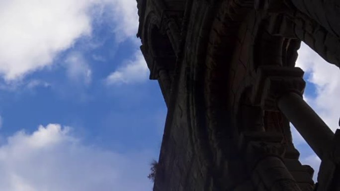 苏格兰杰德堡修道院遗址的拱窗