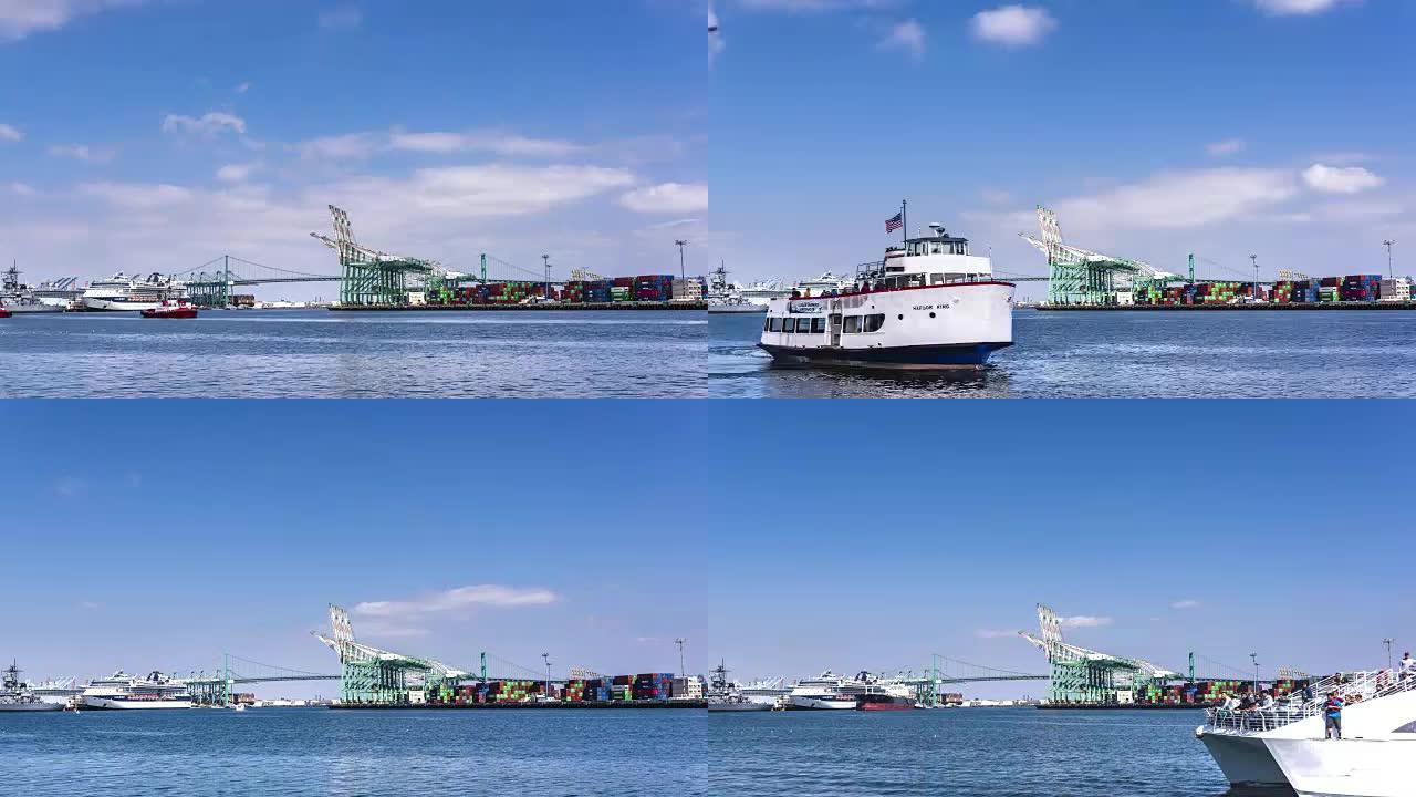 港口的船舶装卸码头