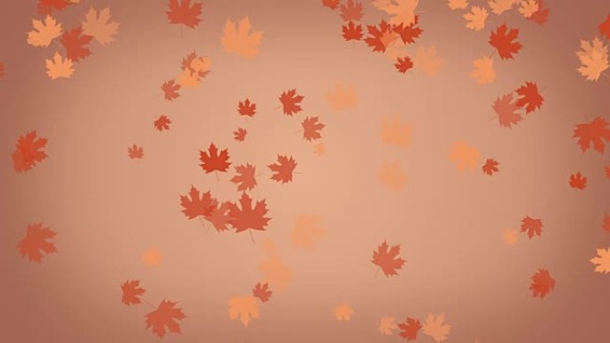 秋天的背景与落叶