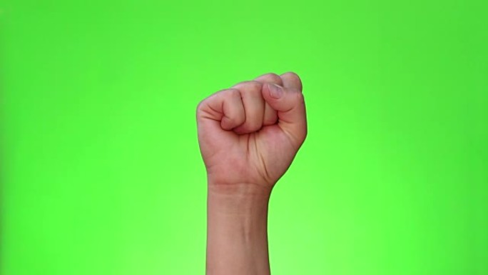 举起的拳头，或握紧的拳头，是团结和支持的象征