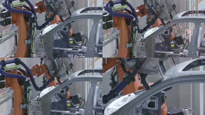 机器人焊接车架