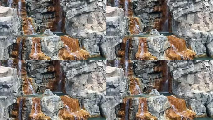 岩石瀑布