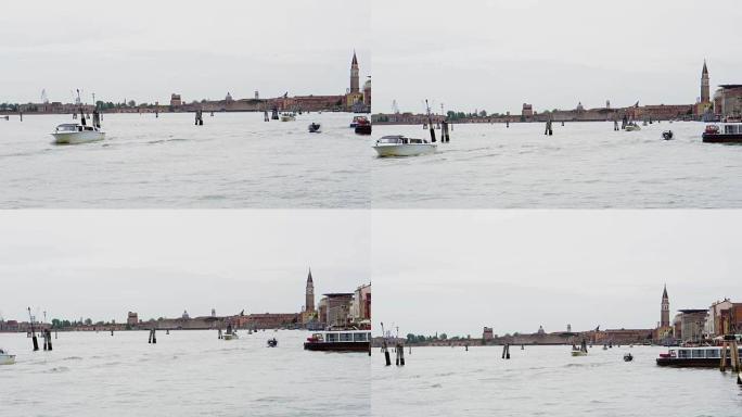 威尼斯的水上出租车