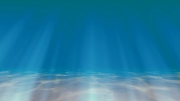 水下海底的焦散