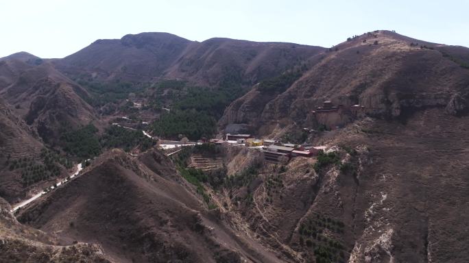 广灵圣泉寺小悬空寺航拍