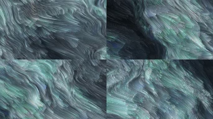 抽象海浪海洋涌动视觉艺术粒子创意短片90