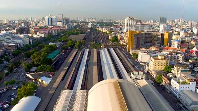 曼谷泰国旅游华兰蓬火车站