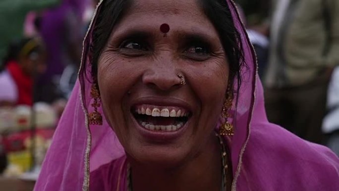印度焦特布尔的印度妇女