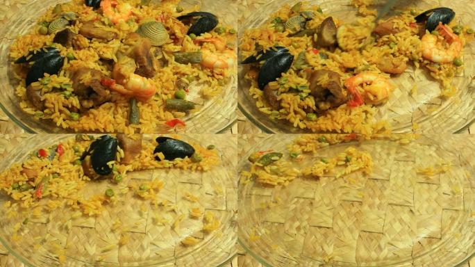 海鲜饭吃延时 (高清)