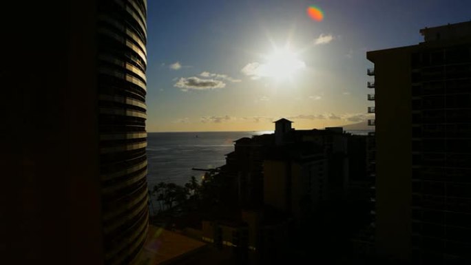 夏威夷怀基基酒店客房景观