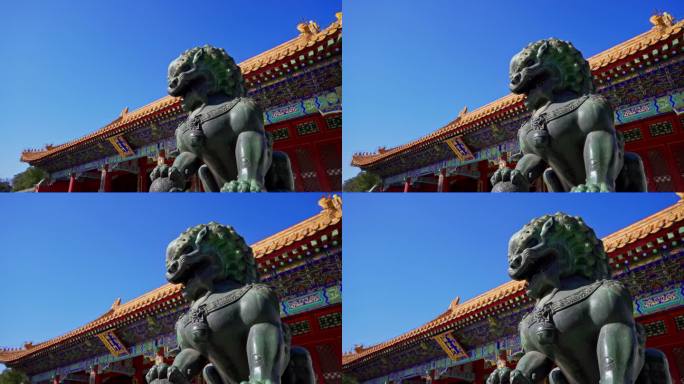 北京颐和园建筑风光排云门