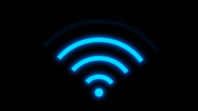 wifi信号无线信号蓝色循环带通道