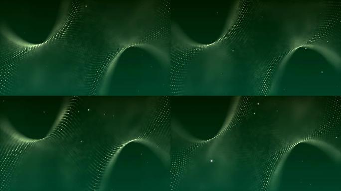 抽象绿色背景 (无缝循环)-斯托克视频