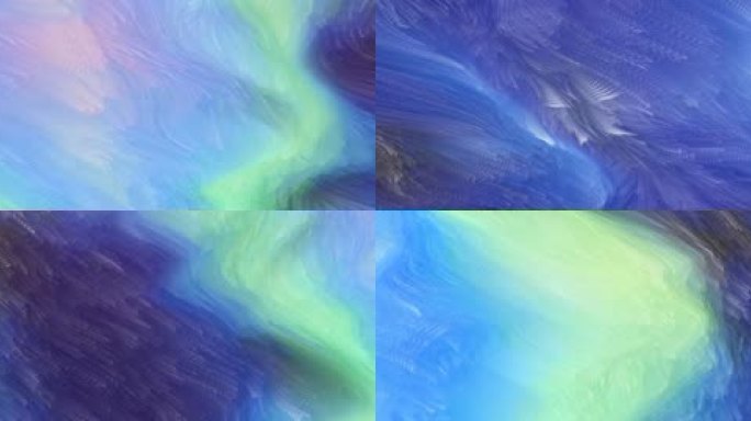 抽象粒子海浪海洋涌动视觉艺术创意秀144