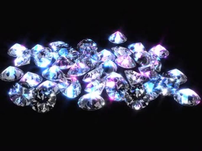 一堆钻石