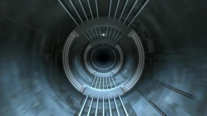 科幻地下隧道