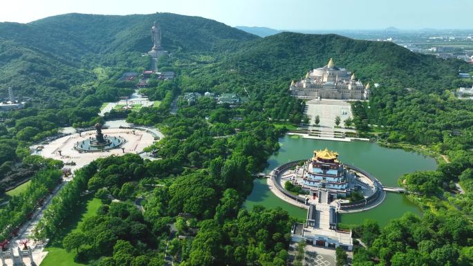 【4K无水印】航拍无锡灵山大佛合集