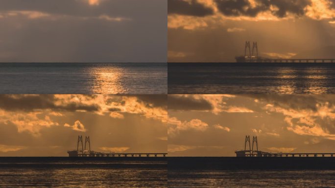 港珠澳大桥中国结太阳雨