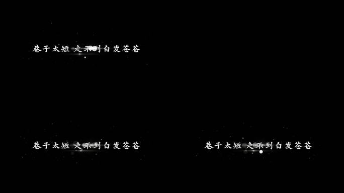 一半疯了一半算了-字幕透明通道可叠加素材