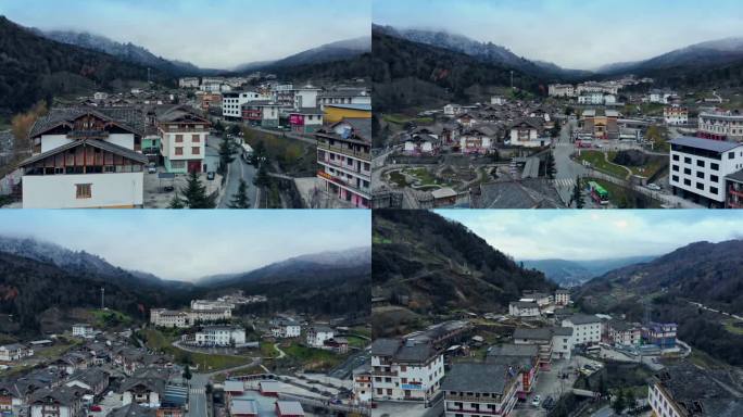 四川雅安宝兴县神木垒硗碛藏寨