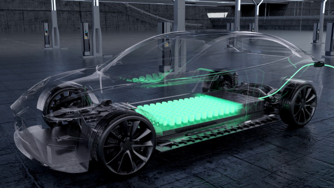 无人驾驶特斯拉新能源快充电池充电桩