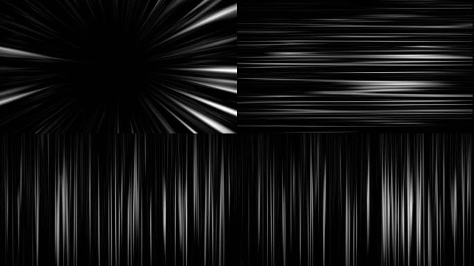 4款卡通动漫速度线条