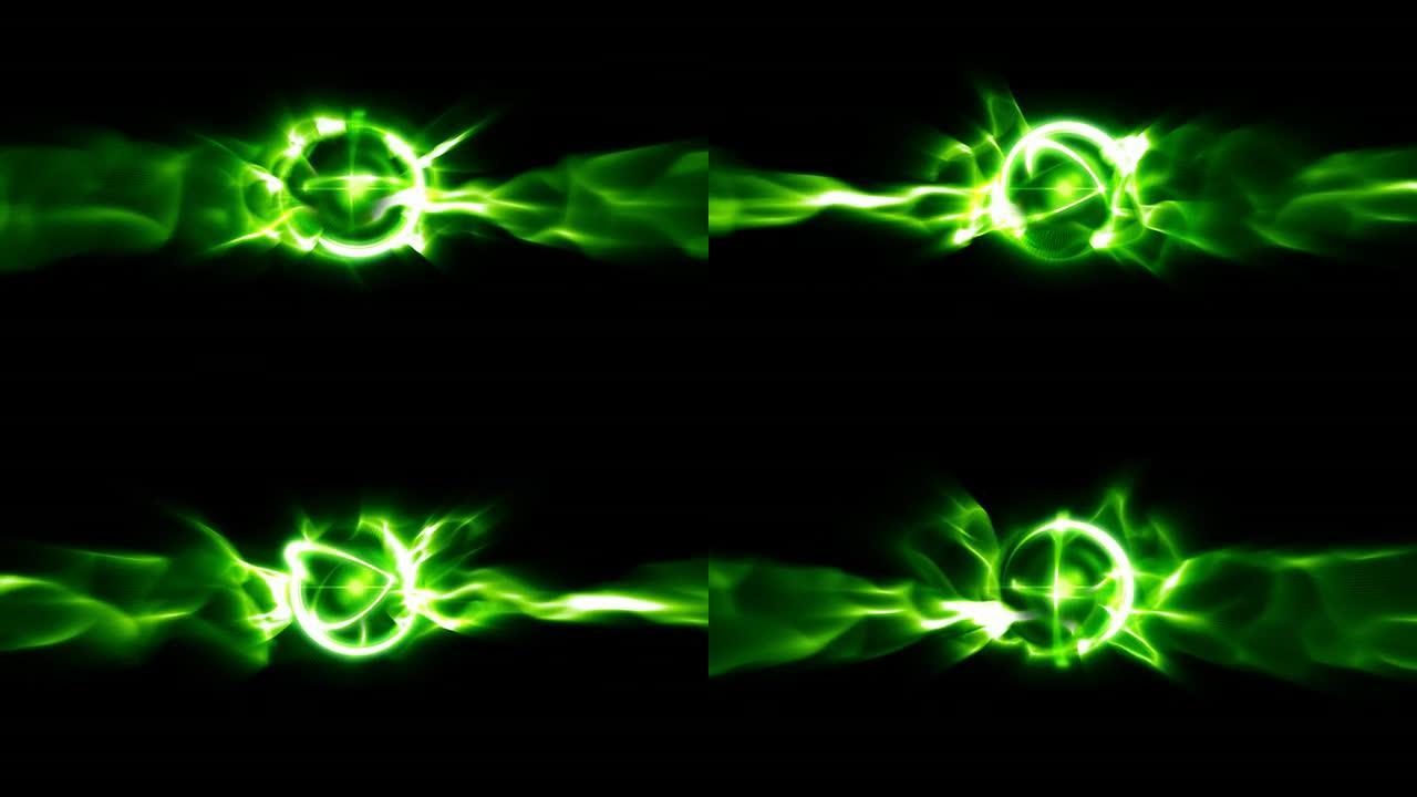 绿色原子-高清，循环