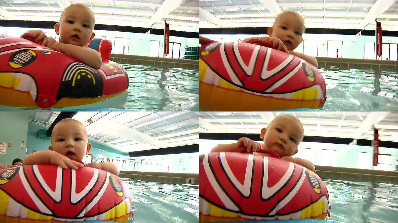 婴儿泳池乐趣