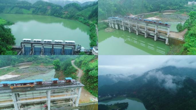 柳州融水三防水电站泄洪水库洪水灌溉4K
