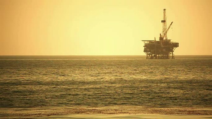 海上石油钻机钻井平台-太平洋海岸