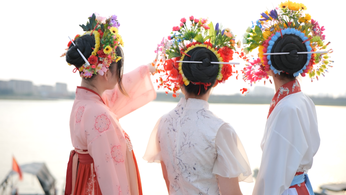 浔埔簪花浔埔游客