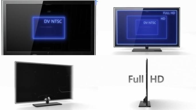 NTSC与全高清系统之间的像素宽高比