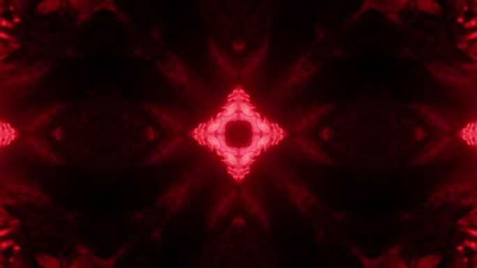 马纳达拉艺术冥想红色华丽抽象背景运动图形视频循环壁纸