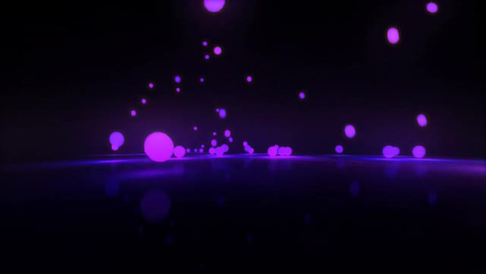 紫色弹跳灯球