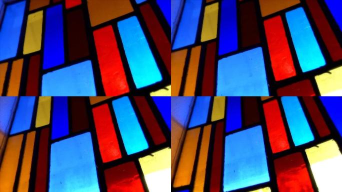 教堂的彩色玻璃