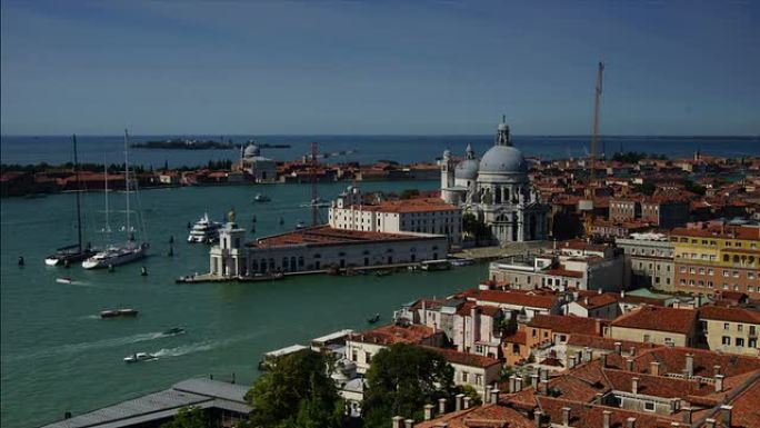 威尼斯城的一些景点，鸟瞰图圣马可
