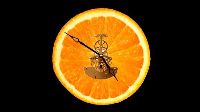 橙色时钟