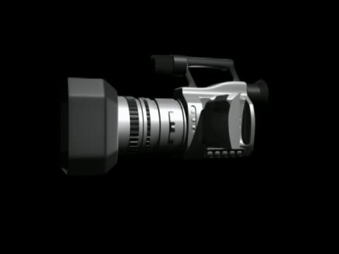 阿尔法通道NTSC可循环的3D摄像机