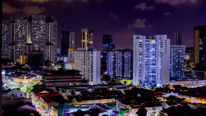 新加坡唐人街美食天堂色彩斑斓遗迹