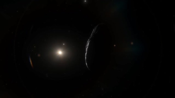 太阳系中巨大的小行星。地球和太阳系其他行星的潜在危险陨石