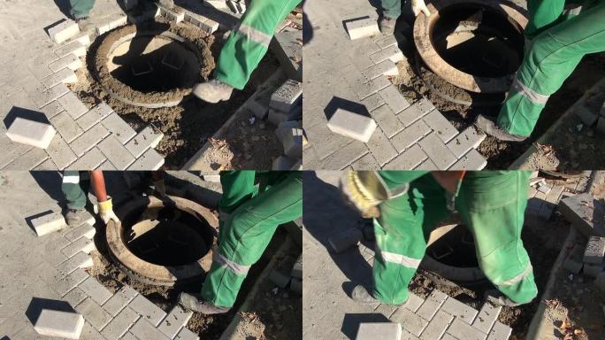 街道污水收集工程人孔物件维修工程