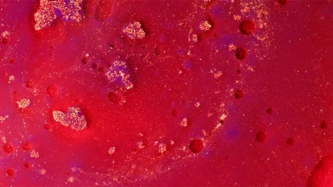 显微镜背景下人类细胞团块的极端特写