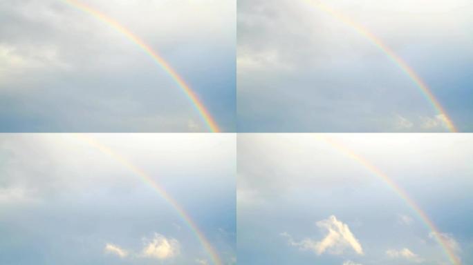 天空中的彩虹，延时