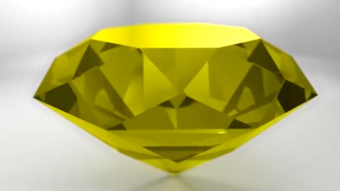 黄色蓝宝石宝石宝石旋转婚礼背景循环