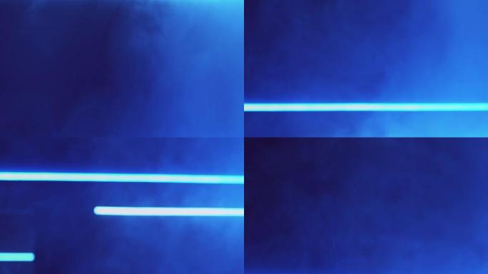 散焦激光束氖雾蓝色光